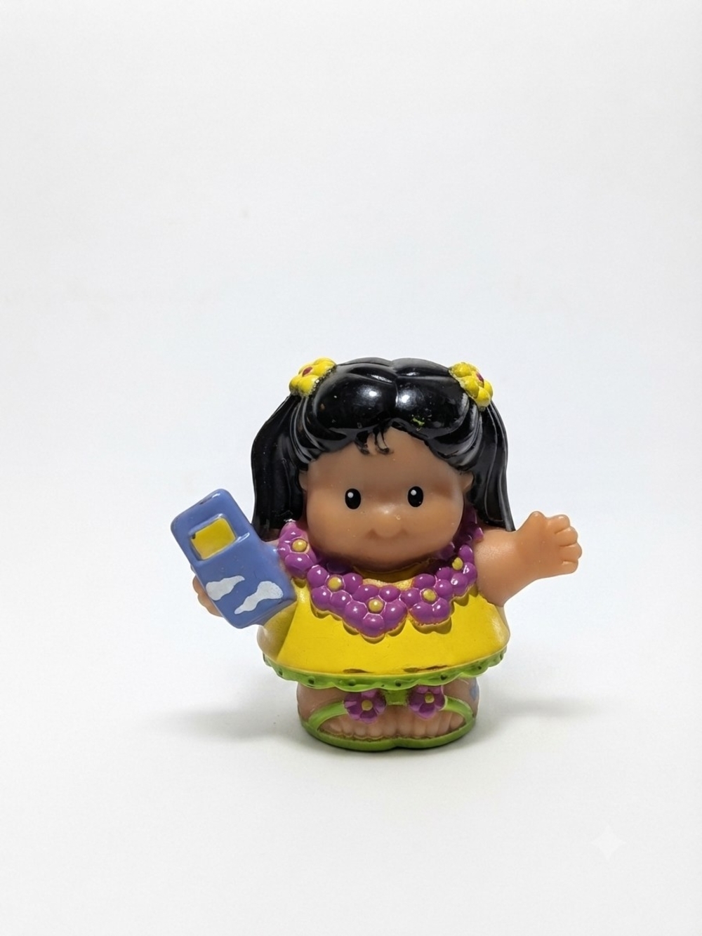 2005 Fisher-Price Little People Hawaiian Hula Dancer / Luau Tourist Figure